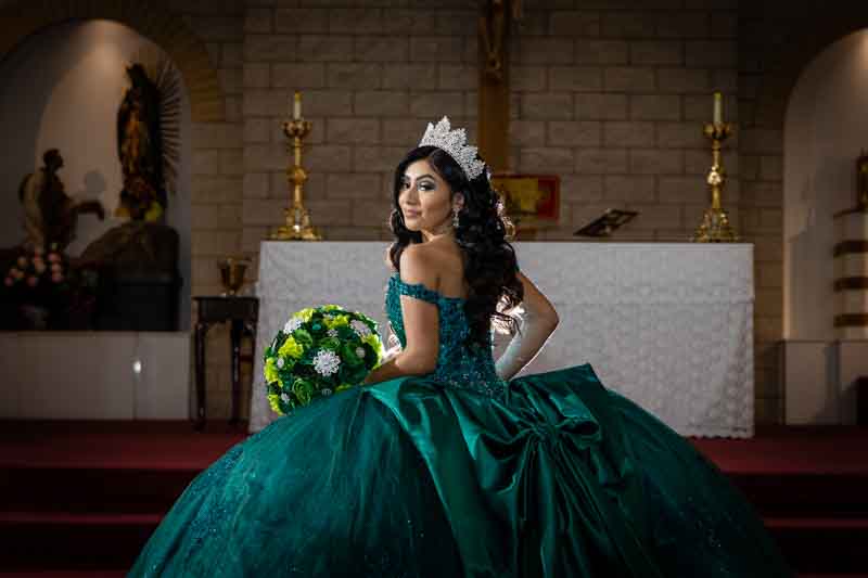 Alison’s Quinceañera portrait, captured by JKPhotography – Houston Quinceañera photographer