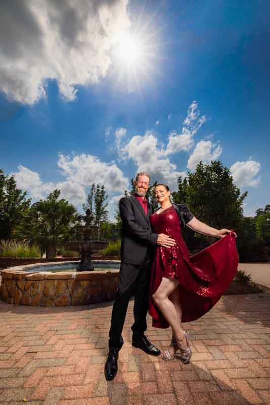Bride and groom in a romantic pose on their wedding day, captured by JKPhotography Wedding Photographer